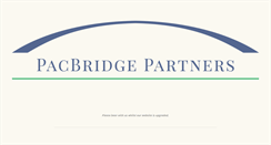 Desktop Screenshot of pacbridgepartners.com